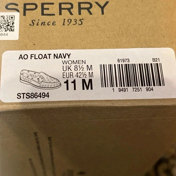 NWT SPERRY top sider Women’s navy AO float shoe size 11m - Picture 10 of 13